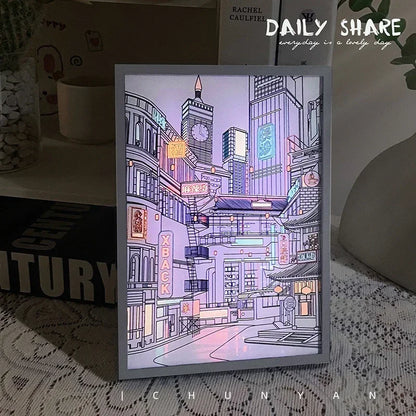 City Nightscape LED Art Light